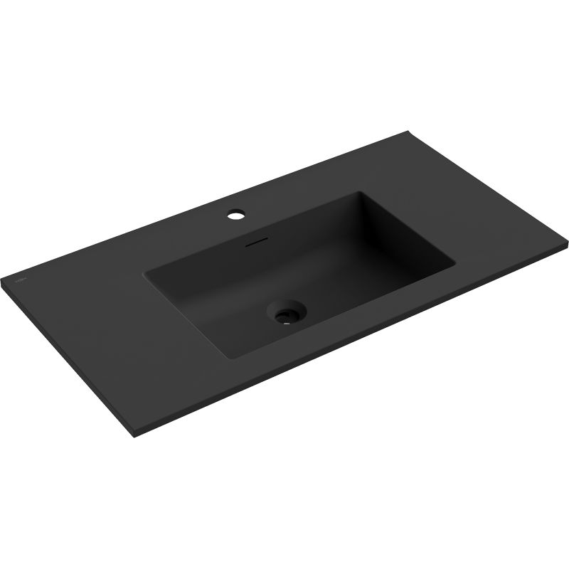 Mexen Otis chiuvetă încastrată în blat 91 x 46,5 cm, negru mat - 25189071