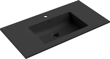 Mexen Otis chiuvetă încastrată în blat 91 x 46,5 cm, negru mat - 25189071