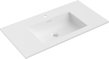 Mexen Otis chiuvetă încastrată în blat 91 x 46,5 cm, alb mat - 25189001