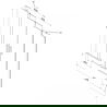 Paravan cadă cu două aripi glisante Mexen Velar Duo 140 x 150 cm, grafit, negru - 896-140-000-42-70