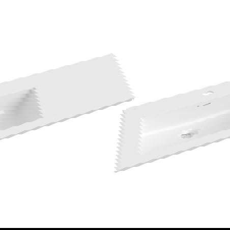 Mexen Otis pultba süllyesztett mosdókagyló bal 91 x 46,5 cm, fényes fehér - 25189000L