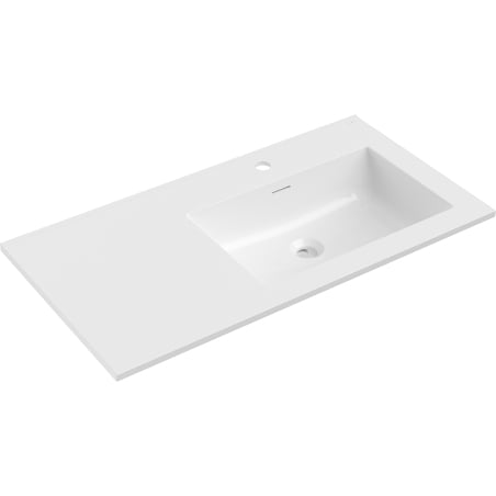 Mexen Otis pultba süllyesztett mosdó jobb 91 x 46,5 cm, fényes fehér - 25189000P