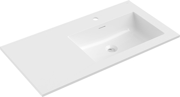 Mexen Otis süllyesztett mosdó jobb oldali 91 x 46,5 cm, fényes fehér - 25189000P