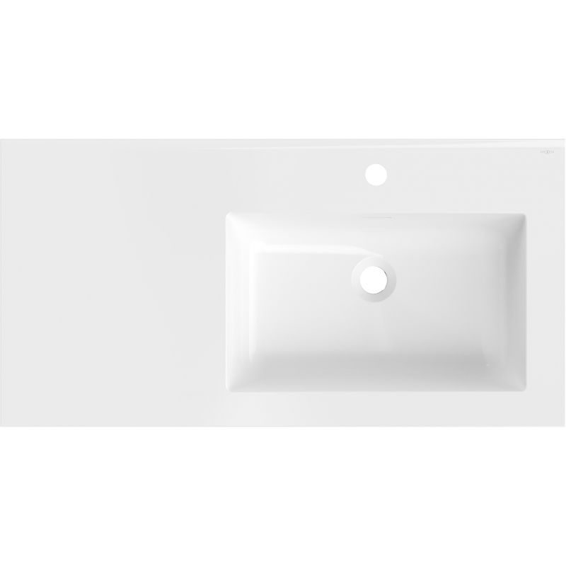 Mexen Otis süllyesztett mosdó jobb oldali 91 x 46,5 cm, fényes fehér - 25189000P