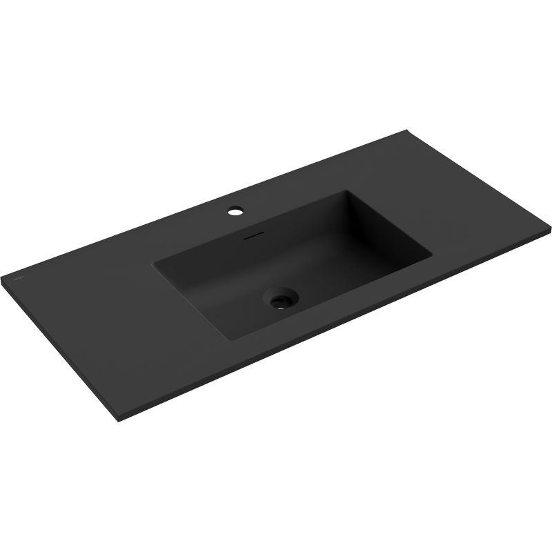 Mexen Otis chiuvetă încastrată în blat 101 x 46,5 cm, negru mat - 25181071