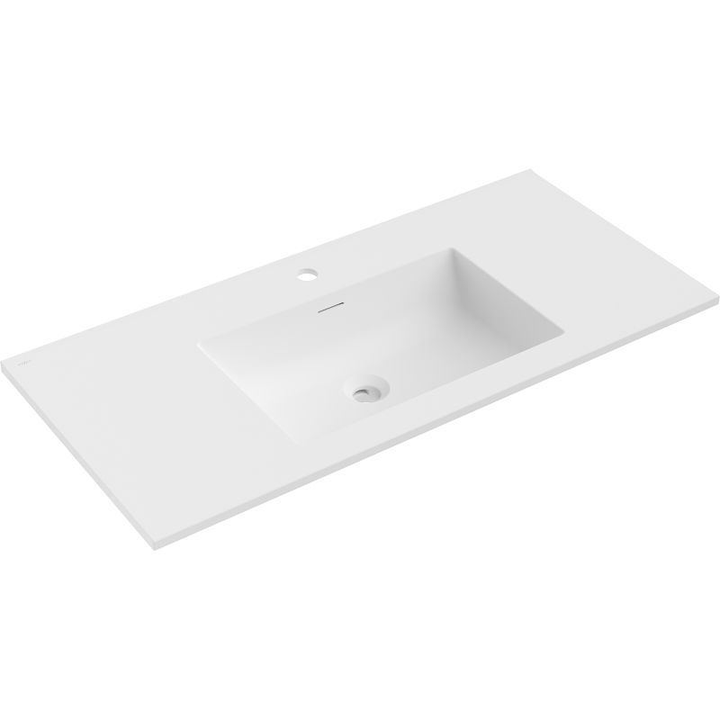 Mexen Otis chiuvetă încastrată în blat 101 x 46,5 cm, albă mată - 25181001