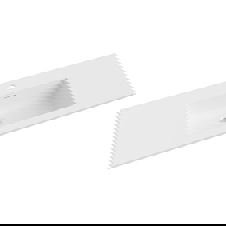 Mexen Otis chiuvetă încastrată în blat 101 x 46,5 cm, albă mată - 25181001