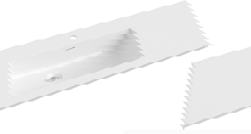 Mexen Otis pultba süllyesztett mosdó 101 x 46,5 cm, fényes fehér - 25181000