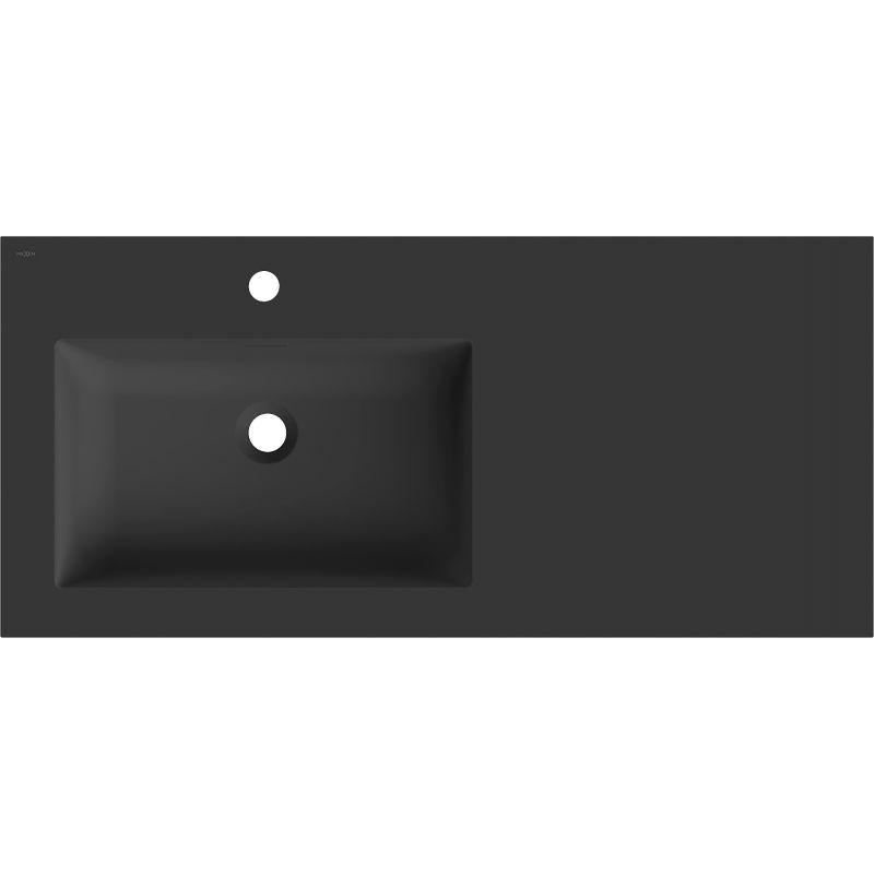 Mexen Otis chiuvetă încastrată în blat stângă 101 x 46,5 cm, negru mat - 25181071L