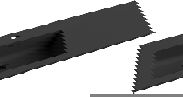 Mexen Otis chiuvetă încastrată în blat stângă 101 x 46,5 cm, negru mat - 25181071L