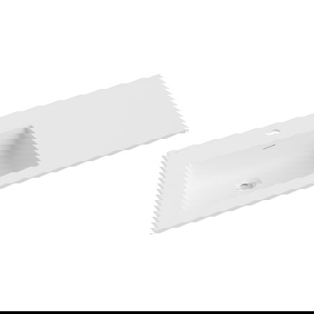Mexen Otis chiuvetă încastrată în blat stânga 101 x 46,5 cm, alb mat - 25181001L