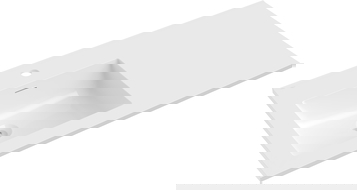 Mexen Otis balra beépíthető mosdó 101 x 46,5 cm, fehér fényes - 25181000L