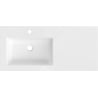 Mexen Otis chiuvetă încastrată stânga 101 x 46,5 cm, alb lucios - 25181000L