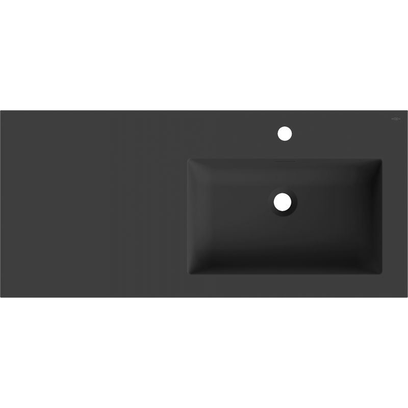 Mexen Otis lavoar încastrat în blat dreapta 101 x 46,5 cm, negru mat - 25181071P