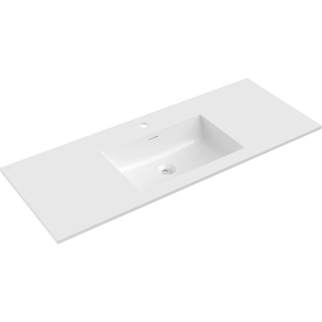 Mexen Otis chiuvetă încastrată în blat 121 x 46,5 cm, alb lucios - 25181200