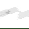 Mexen Otis chiuvetă încastrată în blat 121 x 46,5 cm, alb mat - 25181201