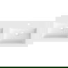 Mexen Otis chiuvetă încastrată dublă 121 x 46,5 cm, alb mat - 25181201D