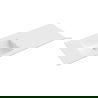 Mexen Otis chiuvetă încastrată în blat stânga 121 x 46,5 cm, alb lucios - 25181200L