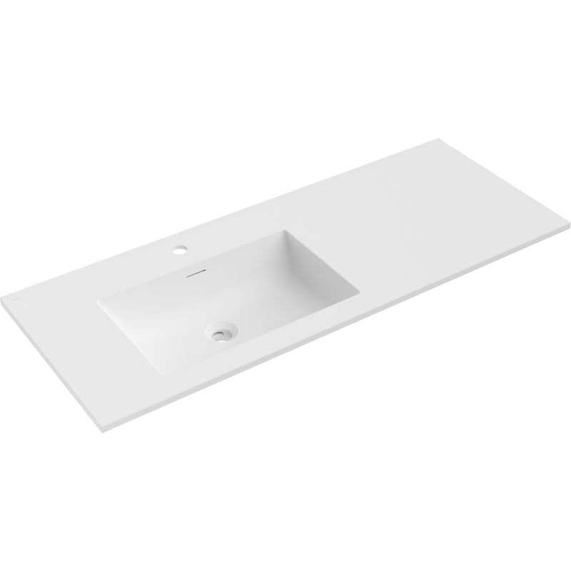 Mexen Otis lavoar încastrat stânga 121 x 46,5 cm, alb mat - 25181201L