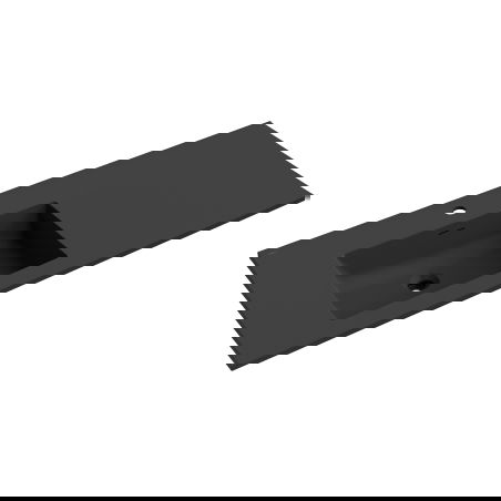 Mexen Otis pultba süllyeszthető mosdó balos 121 x 46,5 cm, matt fekete - 25181271L