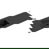 Mexen Otis chiuvetă încastrată în blat stânga 121 x 46,5 cm, negru mat - 25181271L