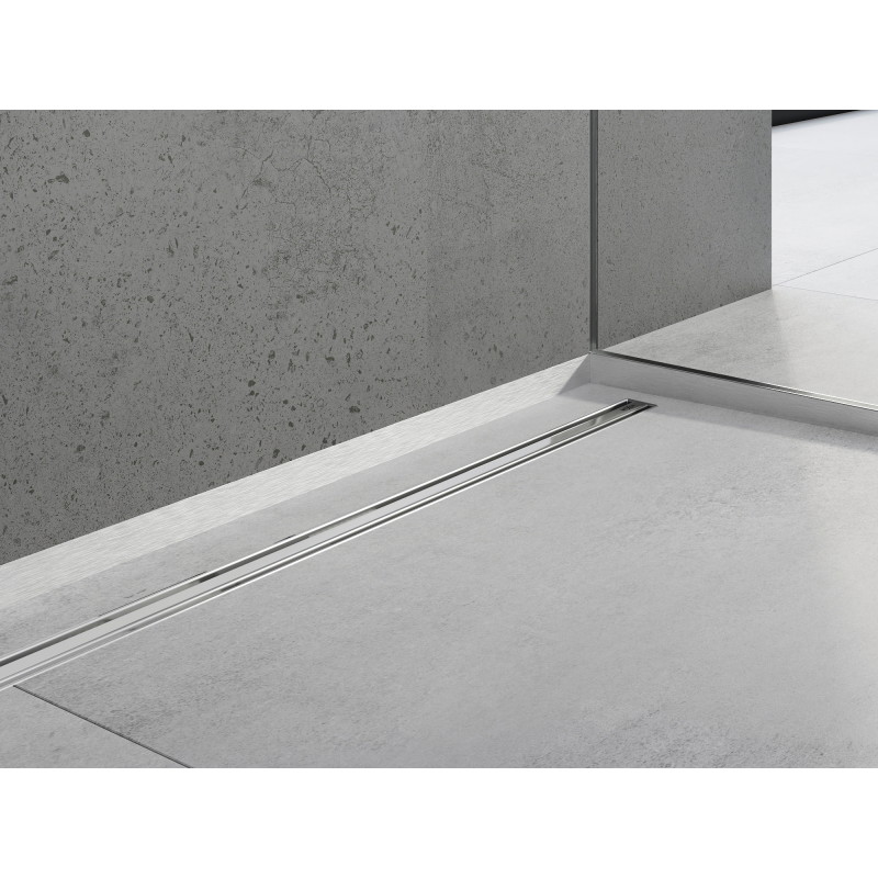 Mexen Line-B plintă frontală pentru duș 180 cm, inox - 181003180U