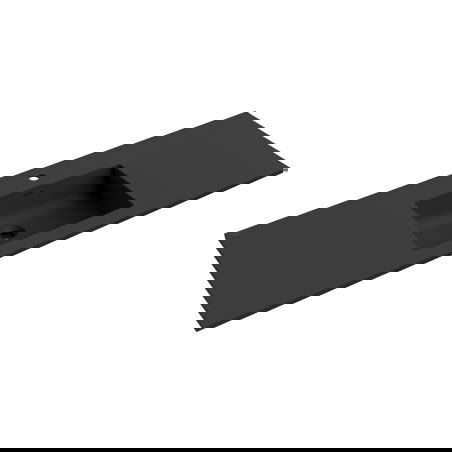 Mexen Otis chiuvetă încastrată în blat 141 x 46,5 cm, negru mat - 25181471