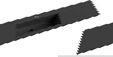 Mexen Otis pultba süllyesztett mosdókagyló 141 x 46,5 cm, fekete matt - 25181471