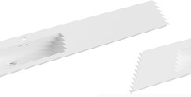 Mexen Otis balra beépített mosdókagyló 141 x 46,5 cm, fehér matt - 25181401L