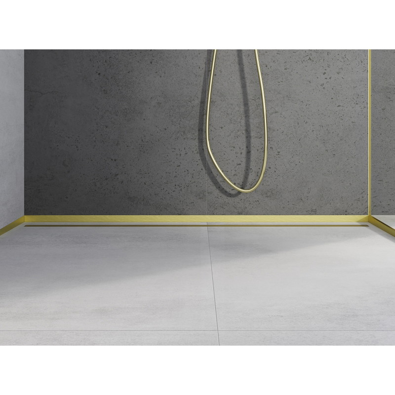 Mexen Line-B șipcă frontală pentru duș 180 cm, auriu periat - 185503180U