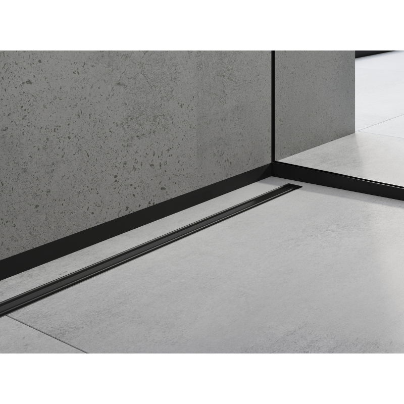 Mexen Line-B profil duș frontal 180 cm, negru - 187003180U