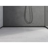 Mexen Line-B 180 cm-es elülső zuhanyzószegély, fekete - 187003180U