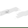 Mexen Otis chiuvetă încastrată în blat 161 x 46,5 cm, alb mat - 25181601