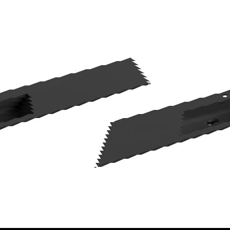 Mexen Otis chiuvetă încastrată în blat stânga 161 x 46,5 cm, negru mat - 25181671L