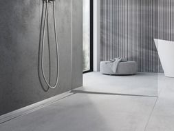 Mexen Line-B profil înclinat pentru sticlă 120 cm dreapta, inox - 181004120R