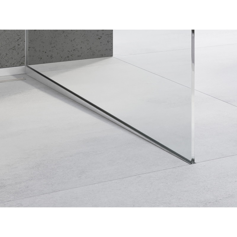 Mexen Line-B profil înclinat pentru sticlă 120 cm dreapta, inox - 181004120R