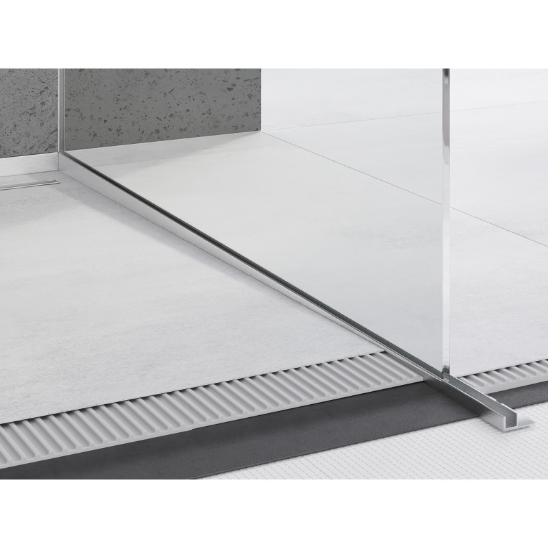 Mexen Line-B profil înclinat pentru sticlă 120 cm dreapta, inox - 181004120R