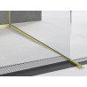 Mexen Line-B profil din sticlă, 180 cm dreapta, perie aurie - 185504180R