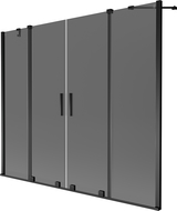 Mexen Velar Duo paravan de cadă cu 2 uși glisante 200 x 150 cm, grafit, negru - 896-200-000-42-70