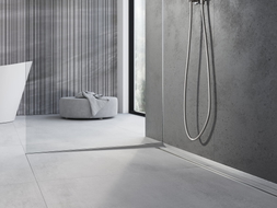 Mexen Line-B șină de scurgere pentru sticlă 120 cm stânga, inox - 181004120L