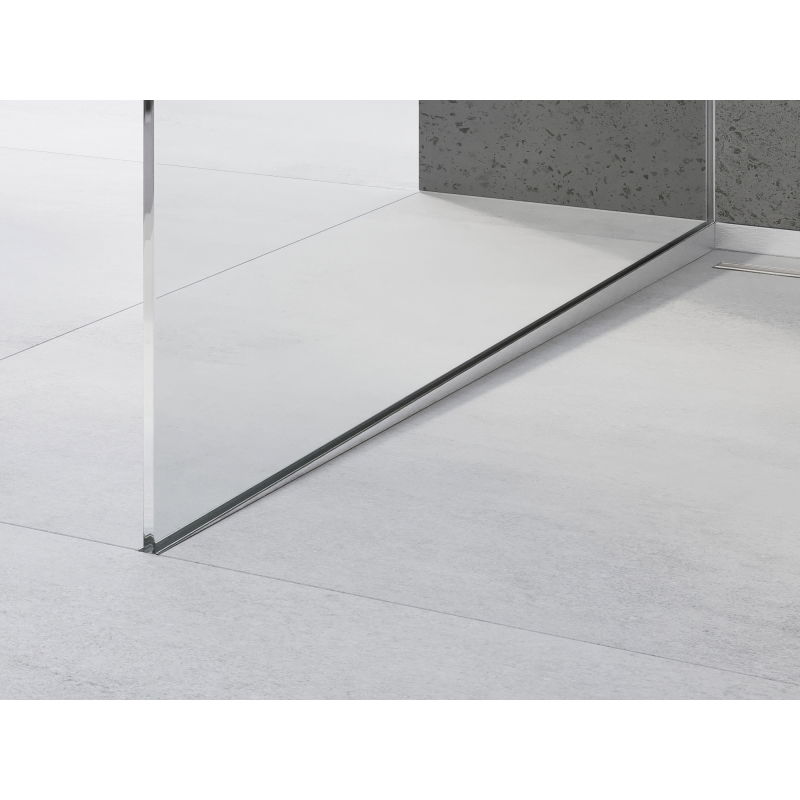 Mexen Line-B listă de pante pentru sticlă 120 cm stânga, inox - 181004120L