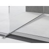 Mexen Line-B 120 cm bal oldali üvegszegély, inox - 181004120L