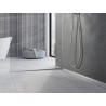 Mexen Line-B lezáró szegély üveghez 180 cm bal, inox - 181004180L