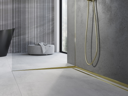 Mexen Line-B profil de înclinare pentru sticlă 180 cm, stânga, auriu - 185004180L