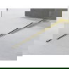 Mexen Line-B listă panta pentru sticlă 180 cm stânga, aurie - 185004180L