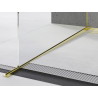 Mexen Line-B 180 cm lépcsős üvegsín bal, arany - 185004180L