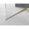 Mexen Line-B 120 cm-es leeresztett sín üveghez bal, arany kefés - 185504120L