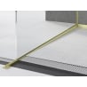 Mexen Line-B bandă de scurgere pentru sticlă 120 cm stânga, perie aurie - 185504120L