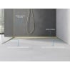 Mexen Line-B listă de scurgere pentru sticlă 180 cm stânga, perie aurie - 185504180L