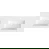 Mexen Otis chiuvetă dublă încastrată în blat 141 x 46,5 cm, alb lucios - 25181400D